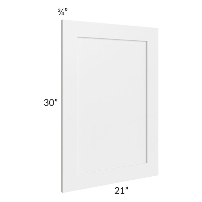 Brighton White Shaker Vanity Base Decorative Panel