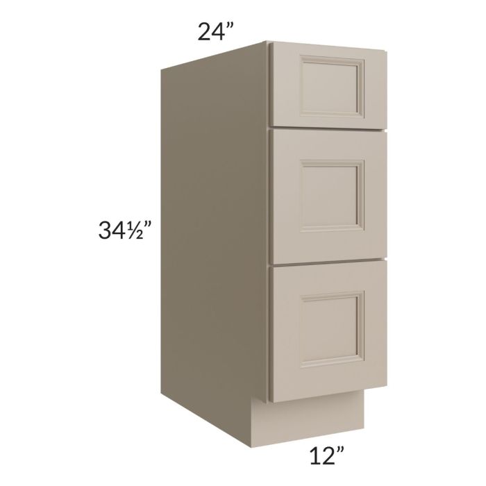 Tuscan Oyster 12" Drawer Base Cabinet