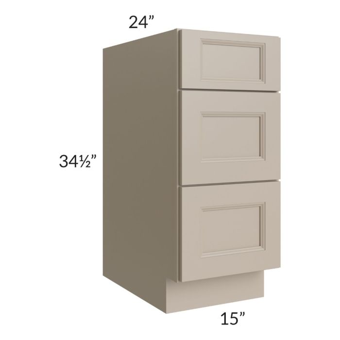 Tuscan Oyster 15" Drawer Base Cabinet