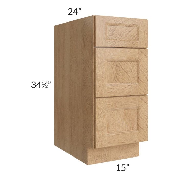 Tuscan Timber 15" Drawer Base Cabinet