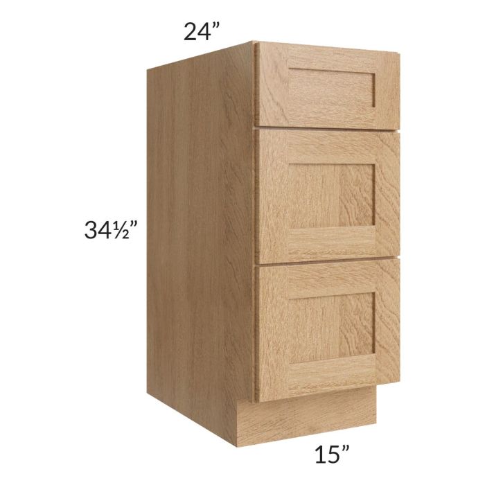 Midtown Timber Shaker 15" Drawer Base Cabinet