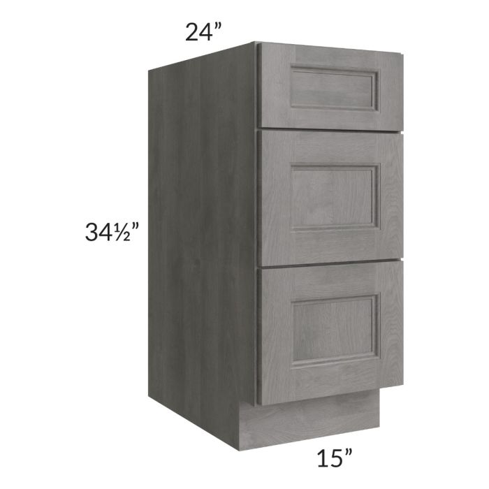 Providence Slate Grey 15" Drawer Base Cabinet 