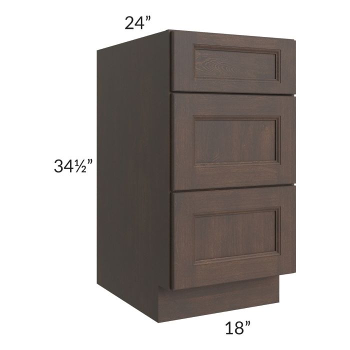 Tuscan Kona Brown 18" Drawer Base Cabinet