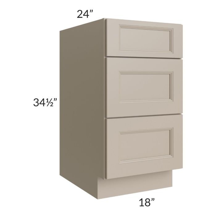 Tuscan Oyster 18" Drawer Base Cabinet