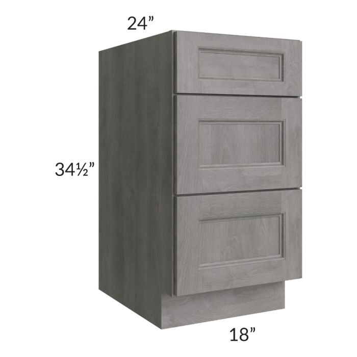 Providence Slate Grey 18" Drawer Base Cabinet