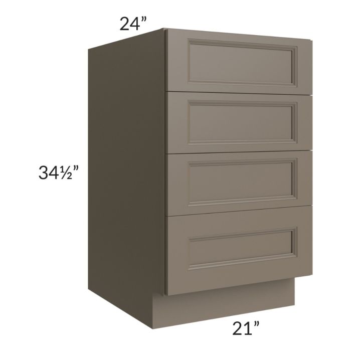 Tuscan Stone 21" 4-Drawer Base Cabinet