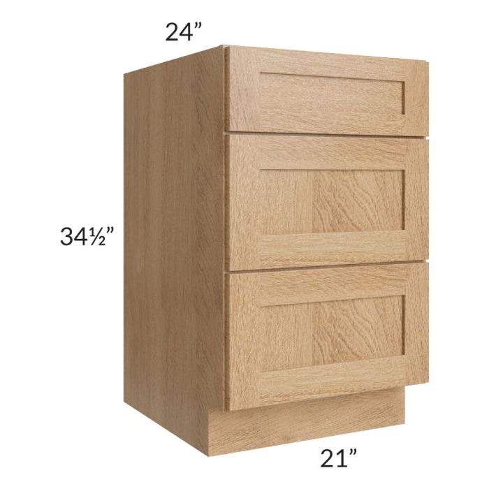 Midtown Timber Shaker 21" Drawer Base Cabinet