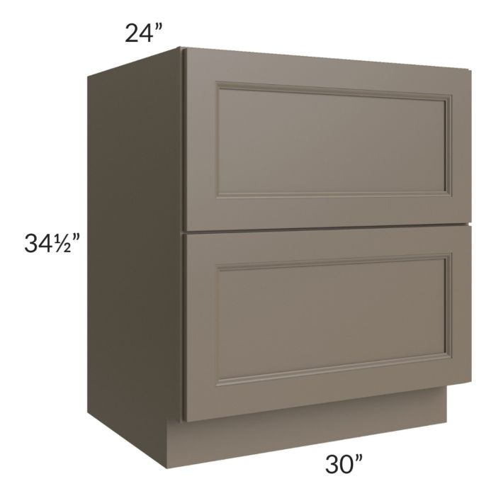 Tuscan Stone 30" 2-Drawer Base Cabinet