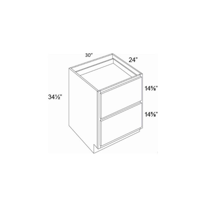 Vienna 30" 2-Drawer Base Cabinet