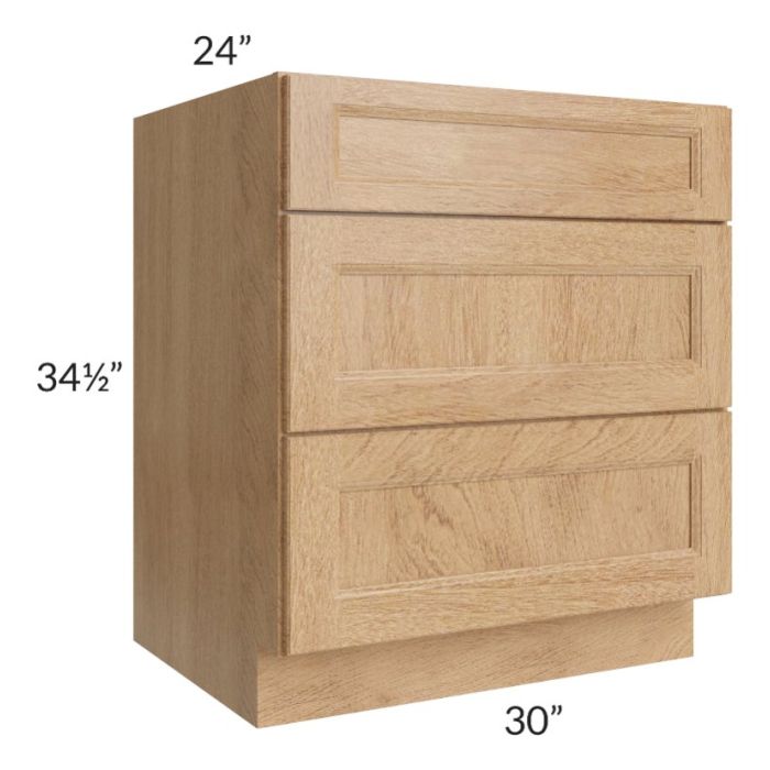 Tuscan Timber 30" Drawer Base Cabinet