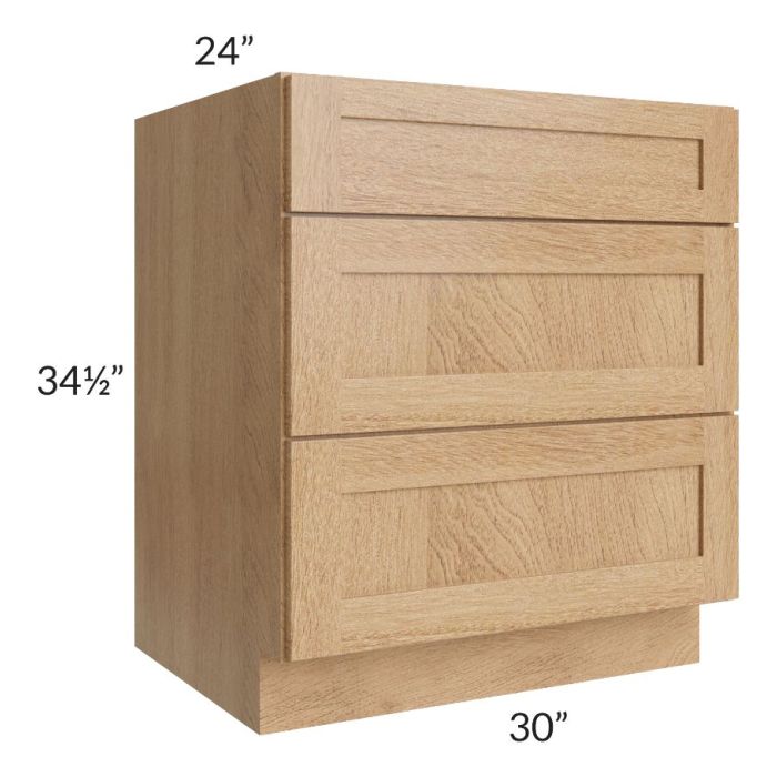 Midtown Timber Shaker 30" Drawer Base Cabinet