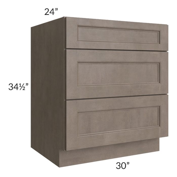 Providence Natural Grey 30" Drawer Base Cabinet 