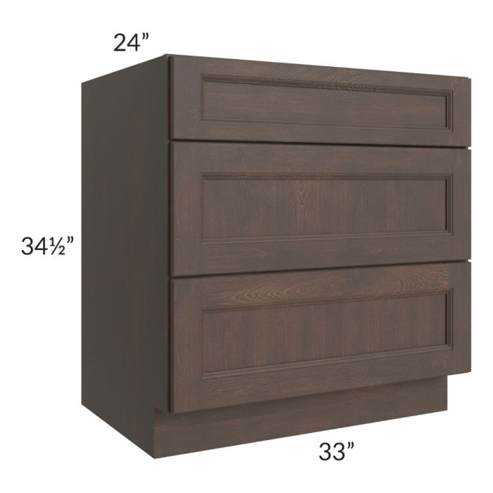 Tuscan Kona Brown 33" Drawer Base Cabinet