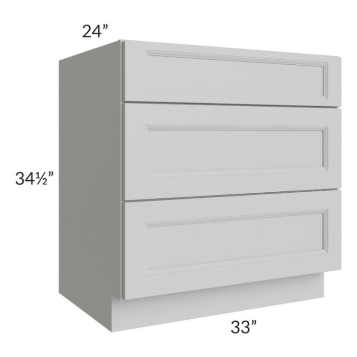 Tuscan Painted Grey 33" Drawer Base Cabinet