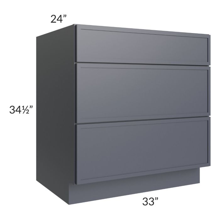 Vienna Indigo 33" Drawer Base Cabinet