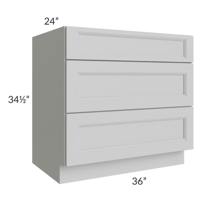 Tuscan Painted Grey 36" Drawer Base Cabinet