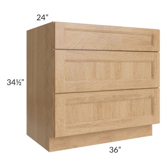 Tuscan Timber 36" Drawer Base Cabinet