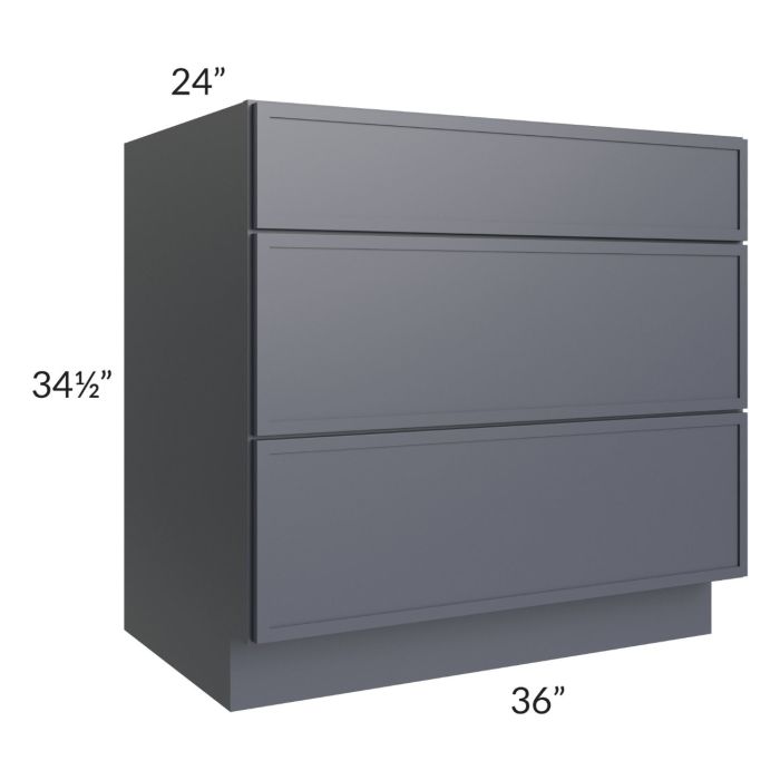 Vienna Indigo 36" Drawer Base Cabinet