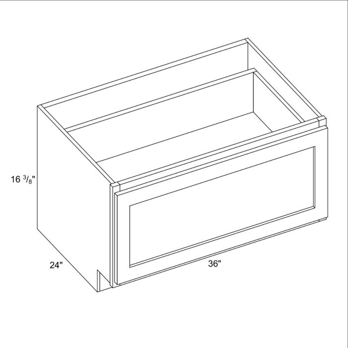 Vienna 36" Drawer Bench Seat