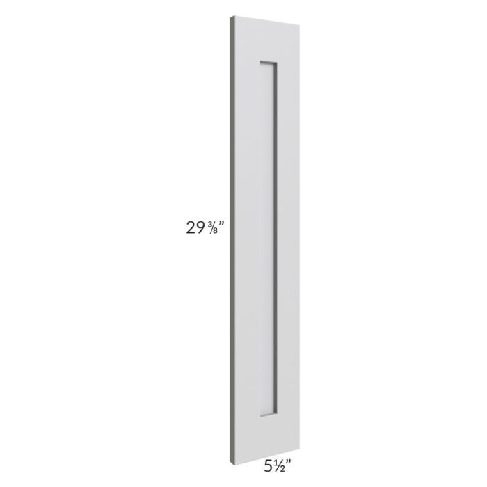 Midtown Painted Grey Shaker 48 x 120 Back Panel (3/4" Thick)