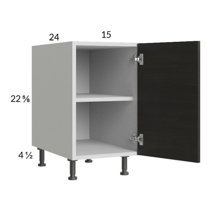 Euro Cafe 15" Full Height Door Desk Base Cabinet