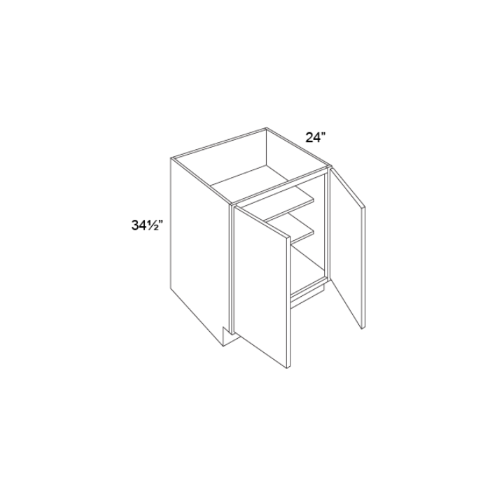 Vienna 27" Full Height Door Vanity Base Cabinet