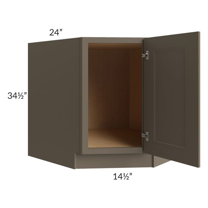 Tuscan Stone 36" Full Height Door Diagonal Corner Sink Base