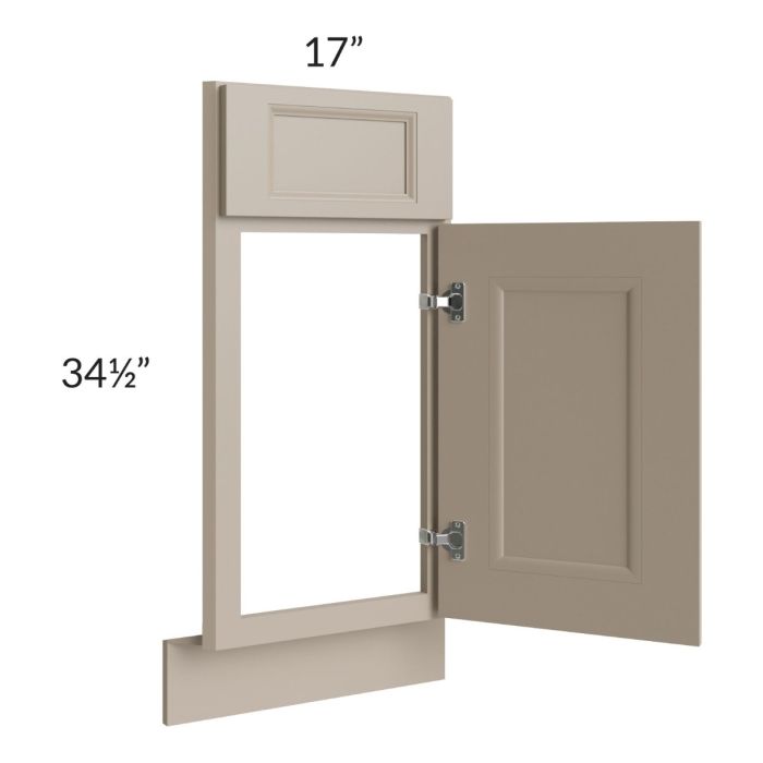 Tuscan Oyster 36" Diagonal Corner Sink Front