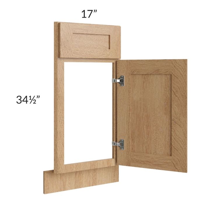 Midtown Timber Shaker 36" Diagonal Corner Sink Front