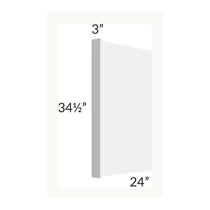 3" Appliance End Panel