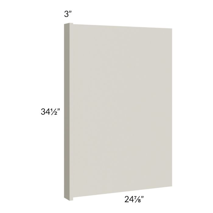 Milan Beige Matte 3" Appliance End Panel