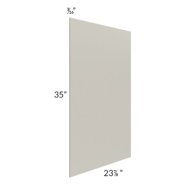 Stratton Light Grey Shaker 24x35 End Panel