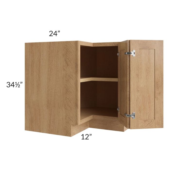 Midtown Timber Shaker 36" Easy Reach Corner Cabinet