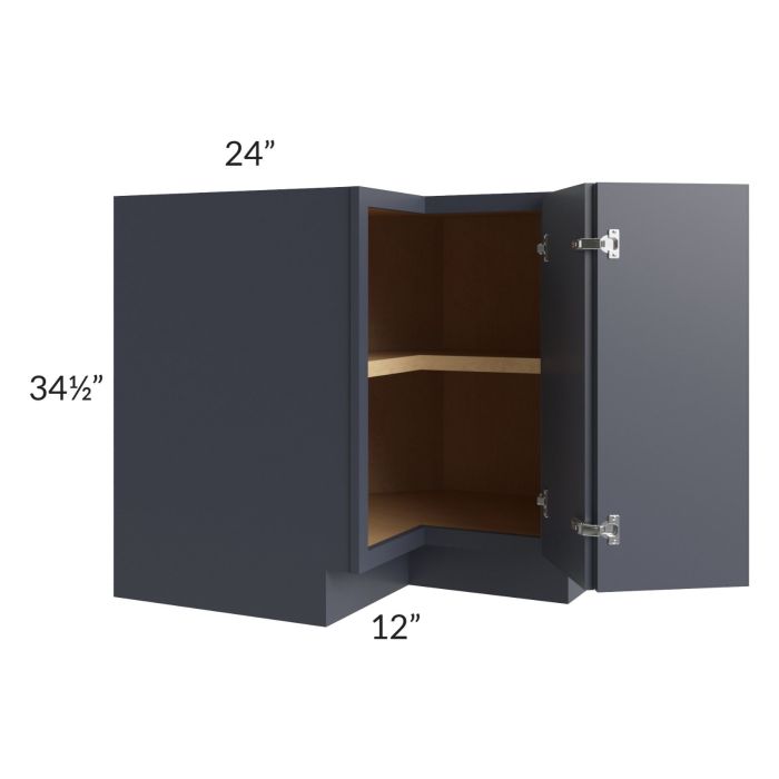 Vienna Indigo 36" Easy Reach Corner Cabinet