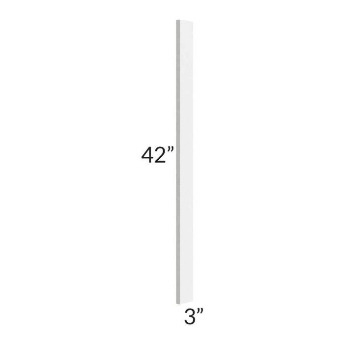 Asheville White Shaker 3x42 Wall Filler