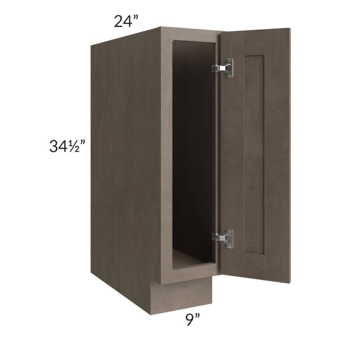 Providence Natural Grey 9" Full Height Door Base Cabinet
