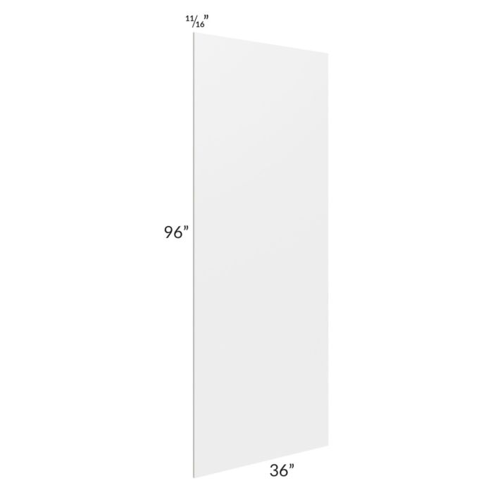 Brighton White Shaker 36x96x3/4 Finished Panel