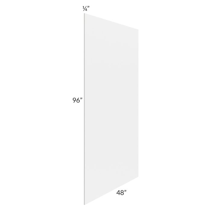 Asheville White Shaker 96x48x1/4 Finished Plywood Panel