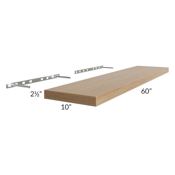 Township Rift Oak 60" Floating Shelf