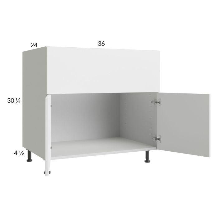 Harbor White 36" Farm Sink Base Cabinet