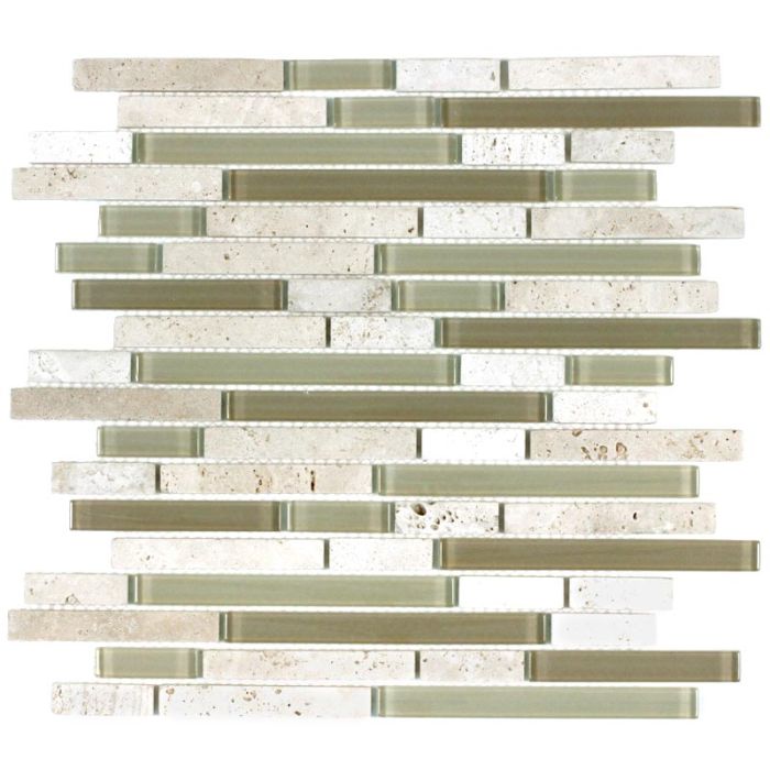 Piano Stone & Glass Tile in Arizona - 11.75" x 11.75"