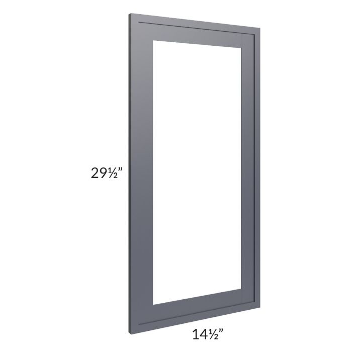 Vienna Indigo 15x30 Clear Glass Door (Cabinet Sold Separately)