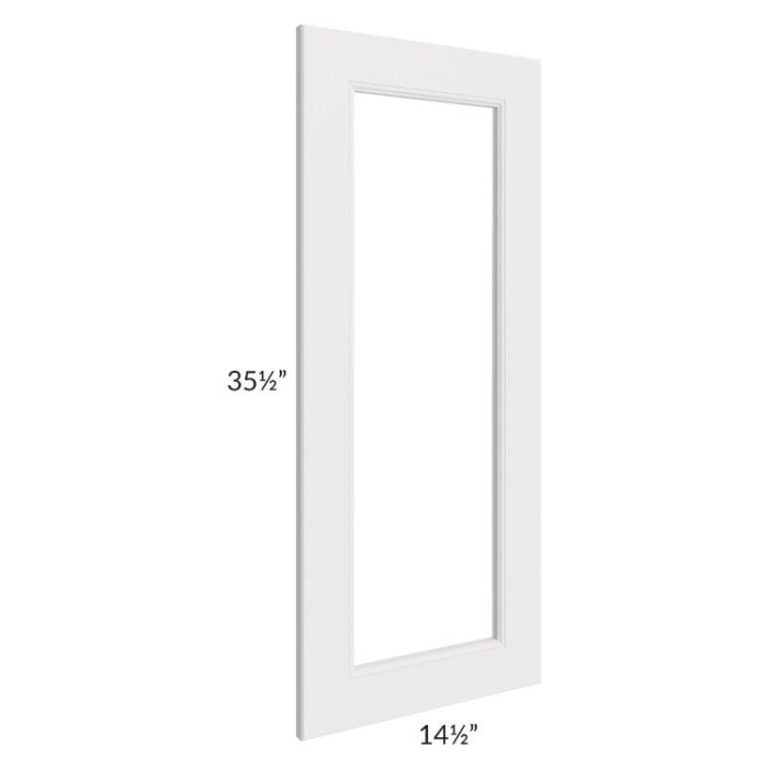Tuscan Cloud 15x36 Clear Glass Door (Cabinet Sold Separately)