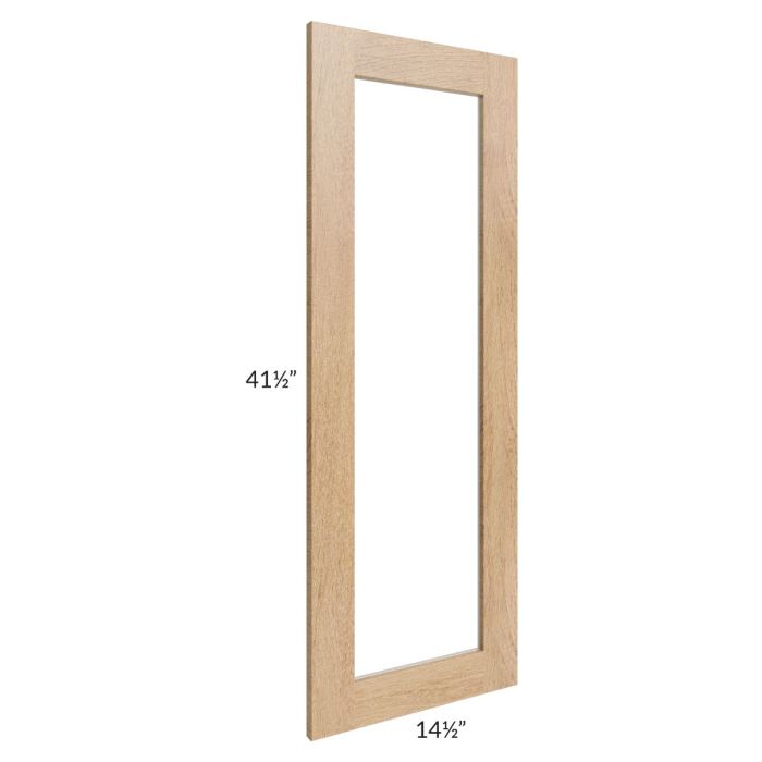 Midtown Timber Shaker 15x42 Clear Glass Door (Cabinet Sold Separately)