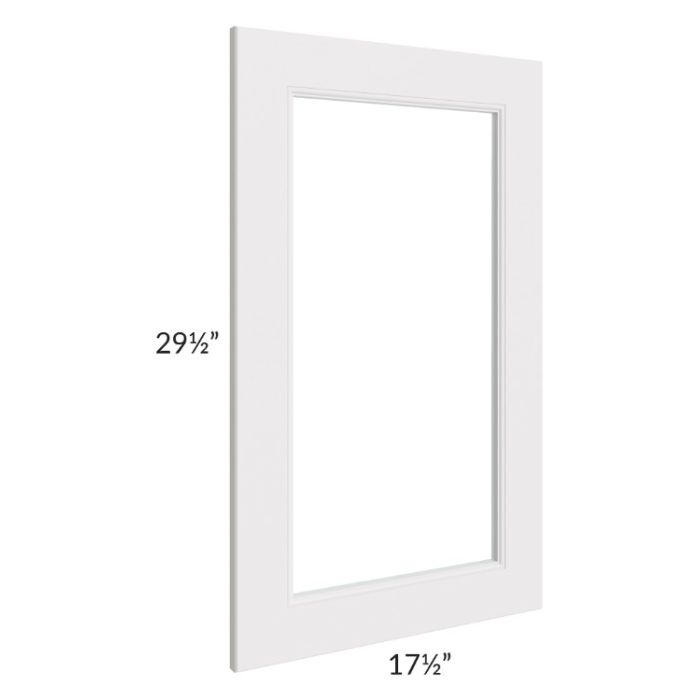 Tuscan Cloud 18x30 Clear Glass Door (Cabinet Sold Separately)