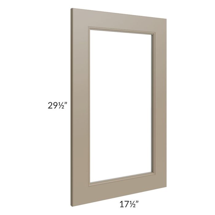 Tuscan Oyster 18x30 Clear Glass Door (Cabinet Sold Separately)