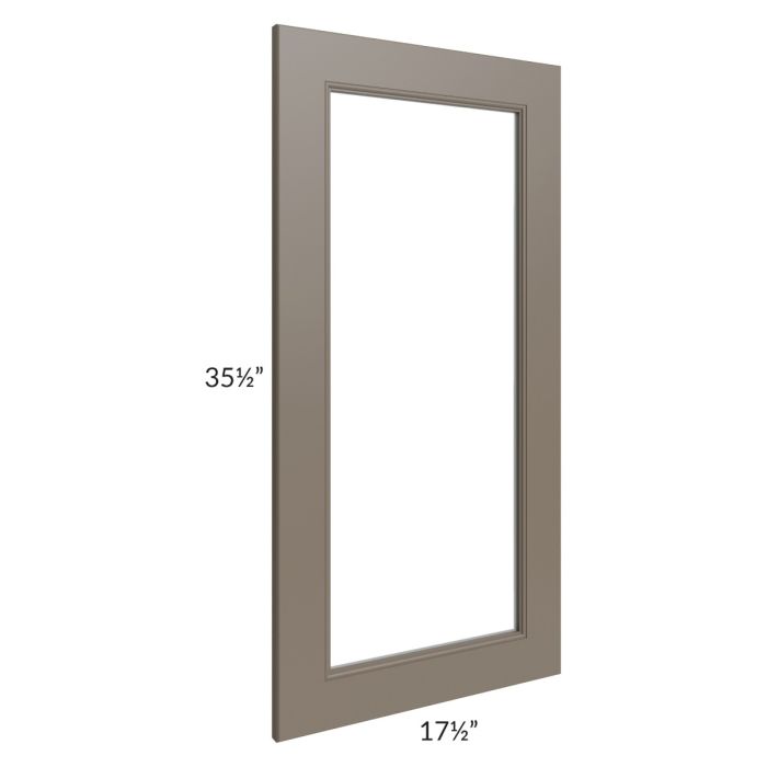 Tuscan Stone 18x36 Clear Glass Door (Cabinet Sold Separately)