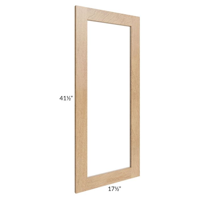 Midtown Timber Shaker 18x42 Clear Glass Door (Cabinet Sold Separately)