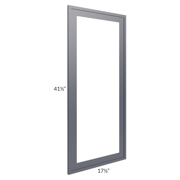 Vienna Indigo 18x42 Clear Glass Door (Cabinet Sold Separately)