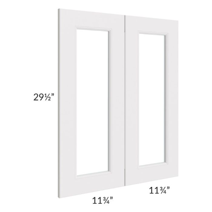 Tuscan Cloud 24x30 Clear Glass Door (Cabinet Sold Separately)